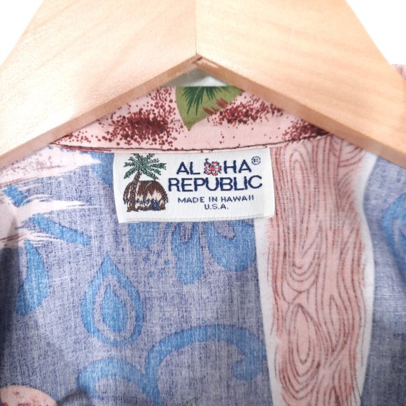 Aloha Republic Toddler Hawaii Surf Boards & Palm Tree Print Shirt Shorts Set 4T - Picture 5 of 10